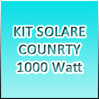 KIT COUNTRY 4 - 750Watt 220Volt - Banco batterie 315Ah/24Volt
