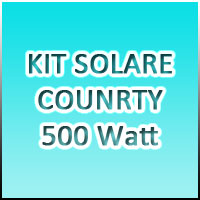 KIT COUNTRY 3 - 500Watt 220Volt - Banco batterie 270Ah/24Volt KIT COUNTRY 3 - 500Watt 220Volt - Banco batterie 270Ah/24Volt